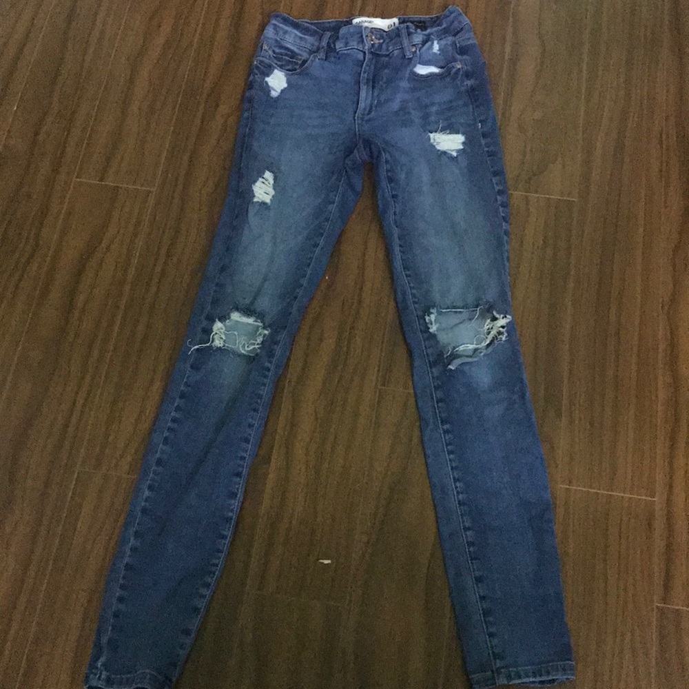Garage high rise jeans